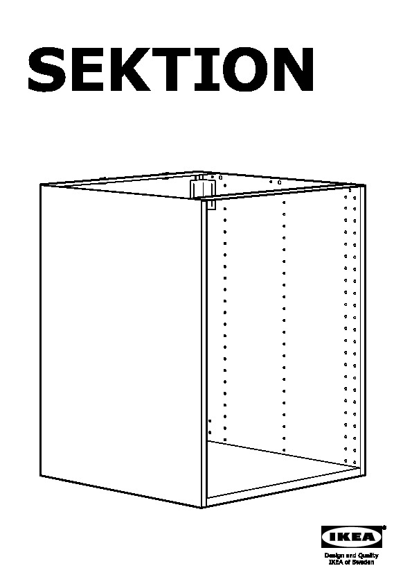 SEKTION base cabinet frame