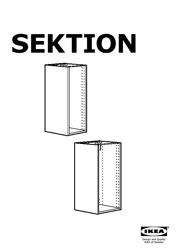 SEKTION base cabinet frame