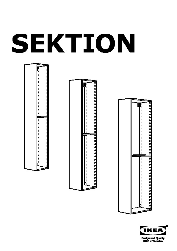SEKTION high cabinet frame
