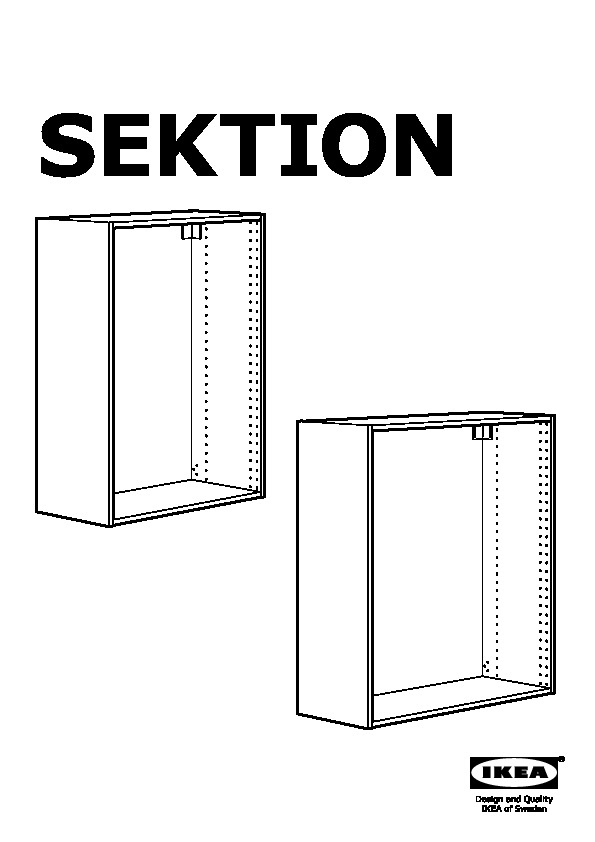 SEKTION wall cabinet frame