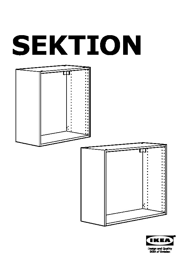 SEKTION wall cabinet frame