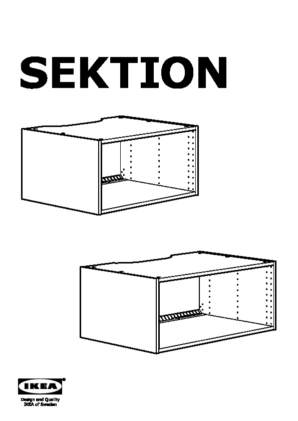 SEKTION Wall top cabinet frame