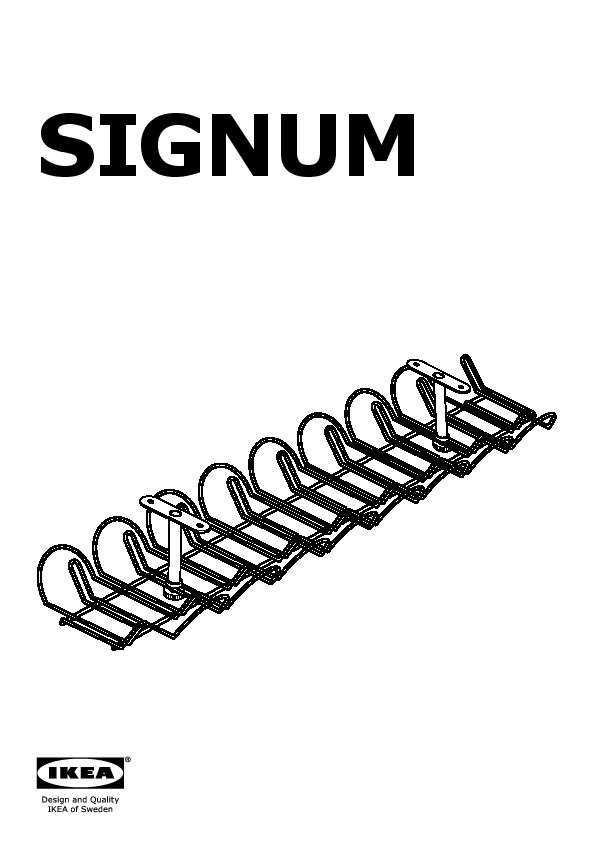 SIGNUM Cable trunking horizontal