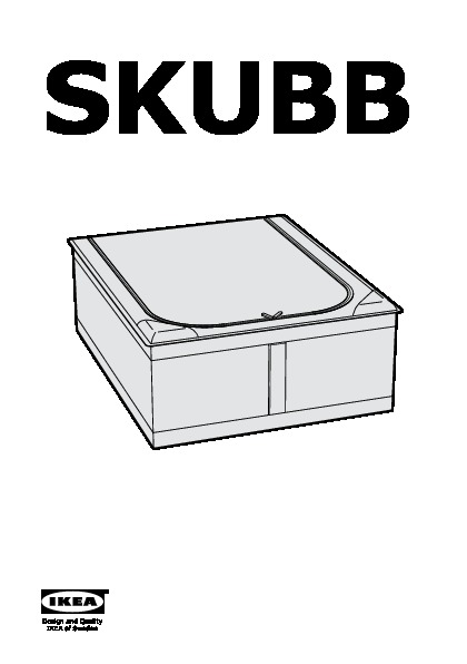SKUBB Boîte-tiroir