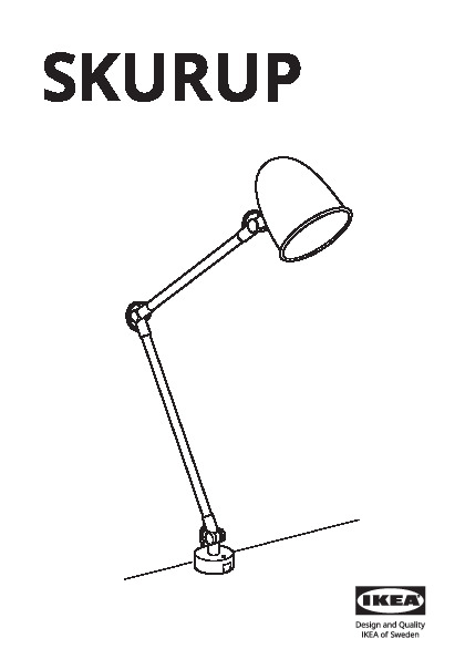 SKURUP Lampe de travail/applique