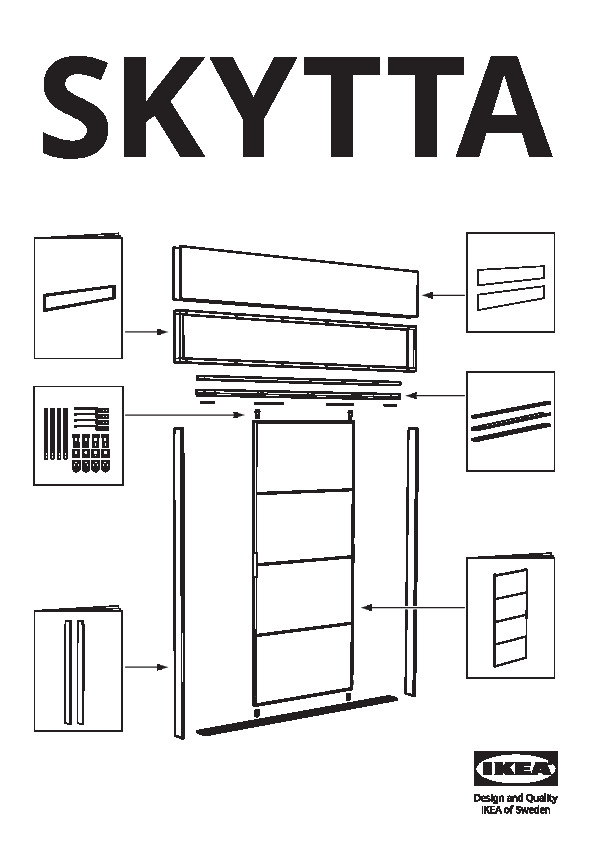 SKYTTA Montagesatz fÃ¼r Schiene 2-lÃ¤ufig