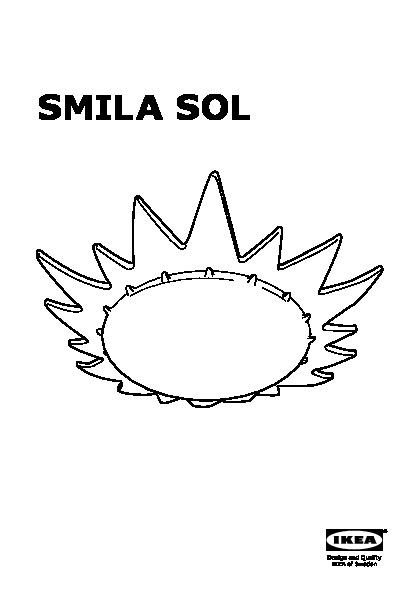 SMILA SOL Plafonnier