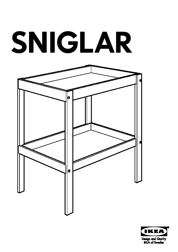 SNIGLAR Changing table