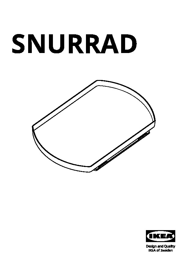 SNURRAD Drehplatte