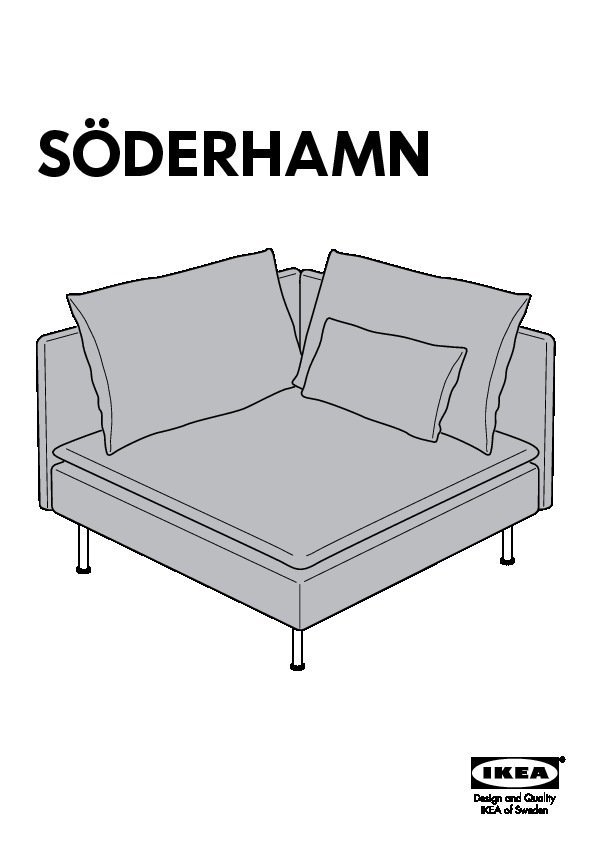 SÖDERHAMN Corner section cover