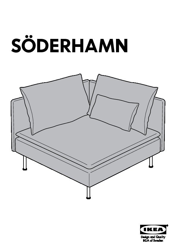 SÖDERHAMN corner section frame