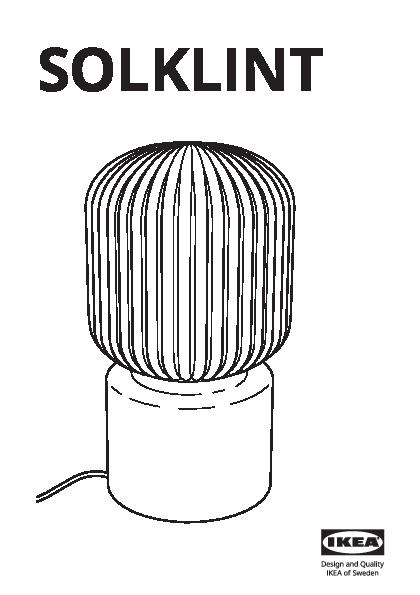 SOLKLINT Lampe de table