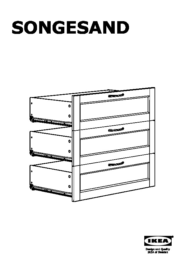 SONGESAND 6-drawer dresser