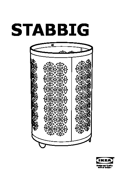 STABBIG Lantern for block candle