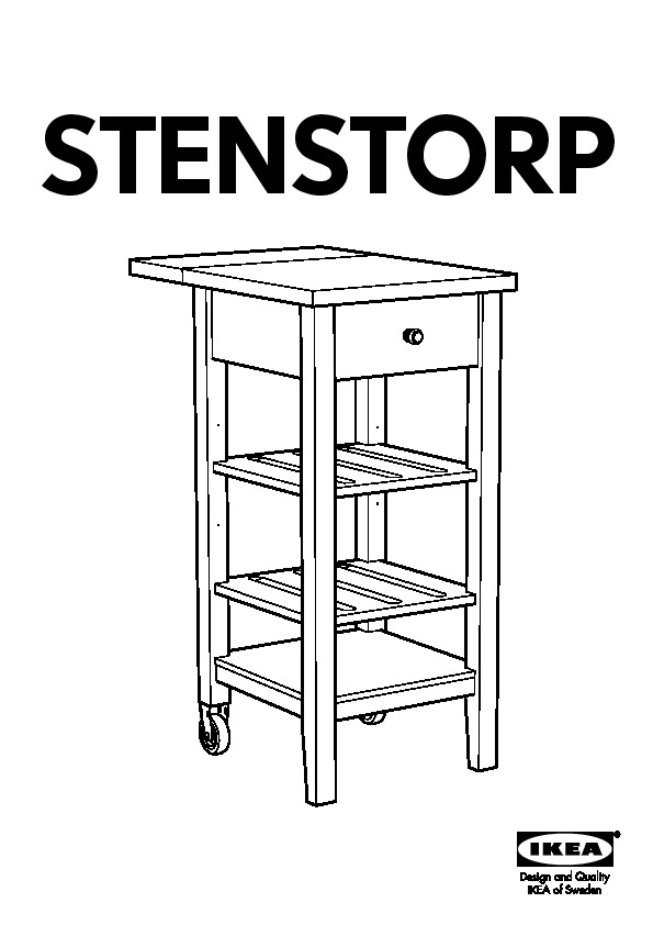 STENSTORP Kitchen cart