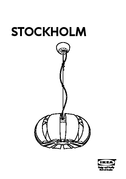 STOCKHOLM Lampada a sospensione