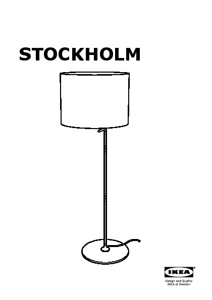 STOCKHOLM Lampada da terra