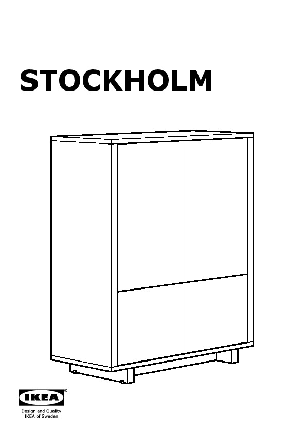 STOCKHOLM Rangement 2 tiroirs