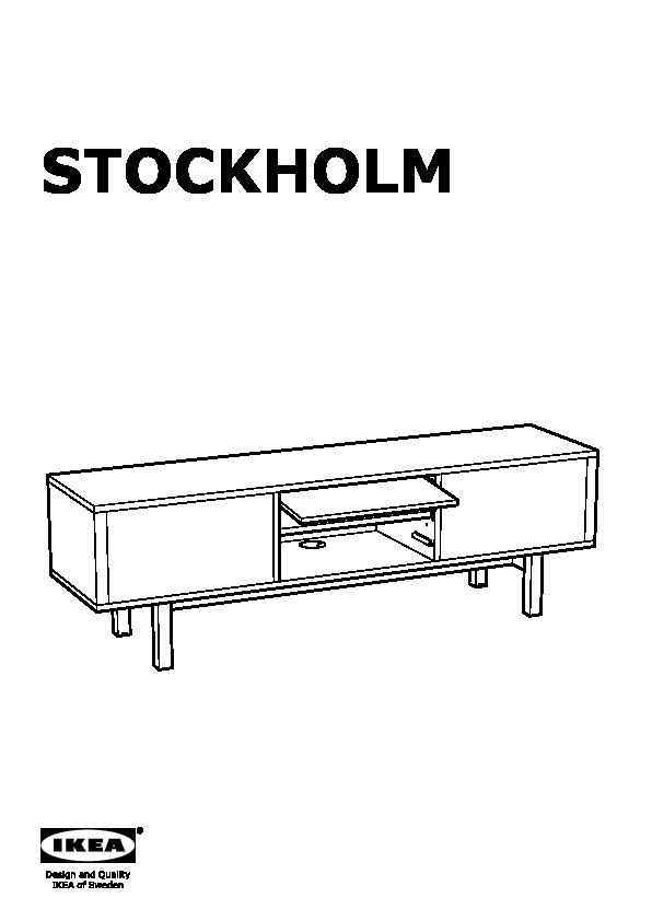 STOCKHOLM TV bench