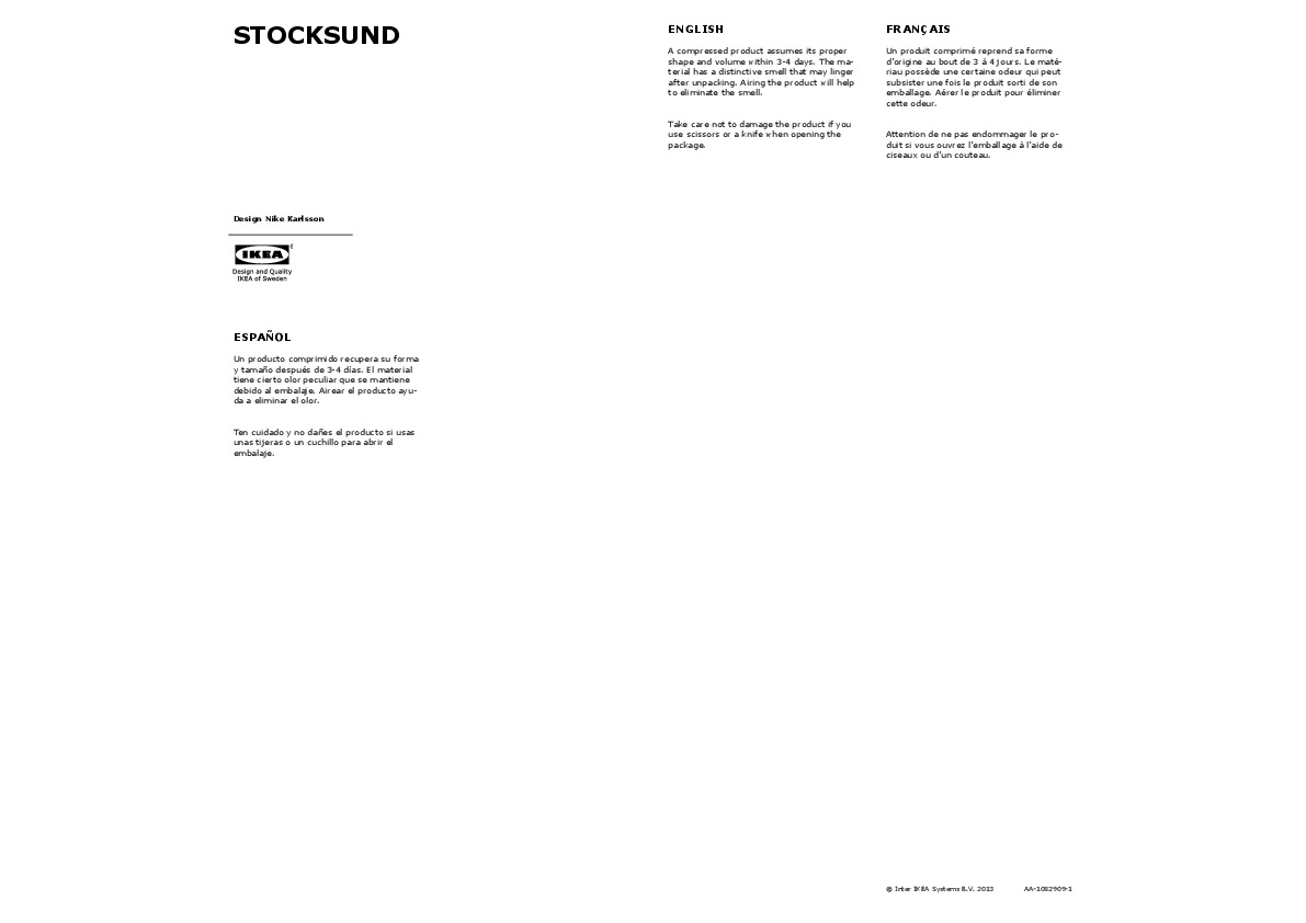 STOCKSUND structure canapé