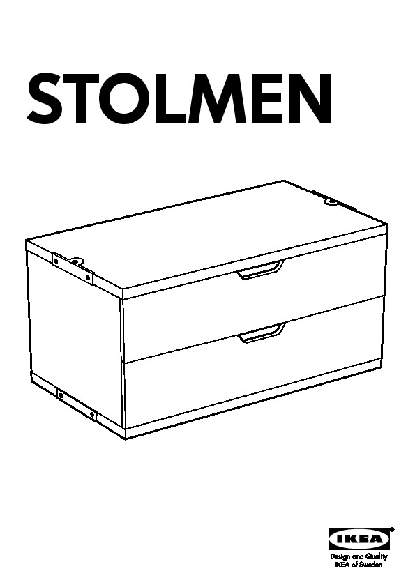 STOLMEN 2-drawer chest