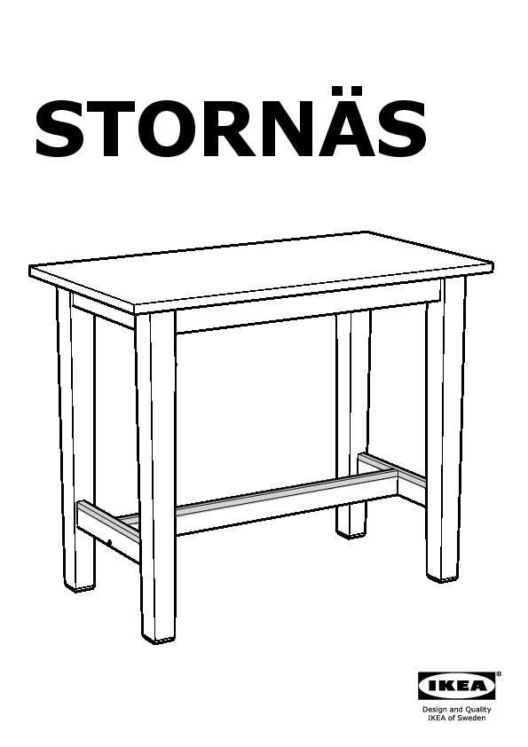 STORNÄS Bar table