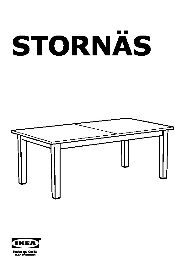 STORNÄS Extendable table