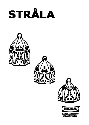 STRÅLA LED lantern, set of 3