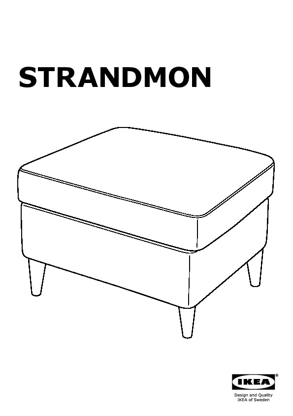 STRANDMON Footstool