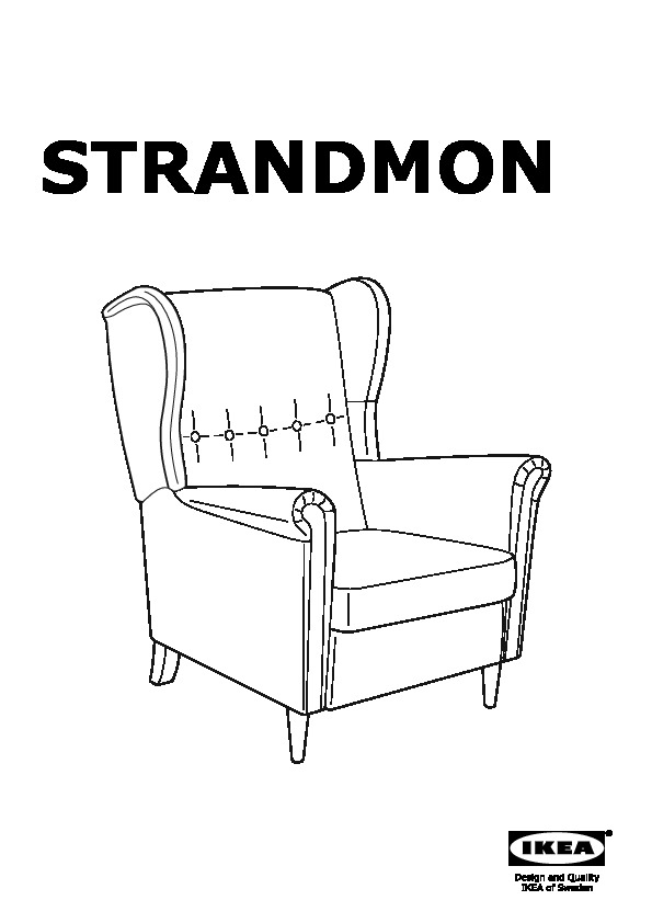 STRANDMON Fauteuil confort