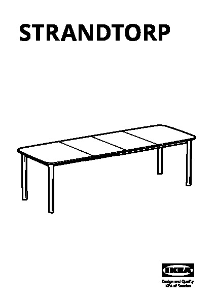 STRANDTORP Table extensible