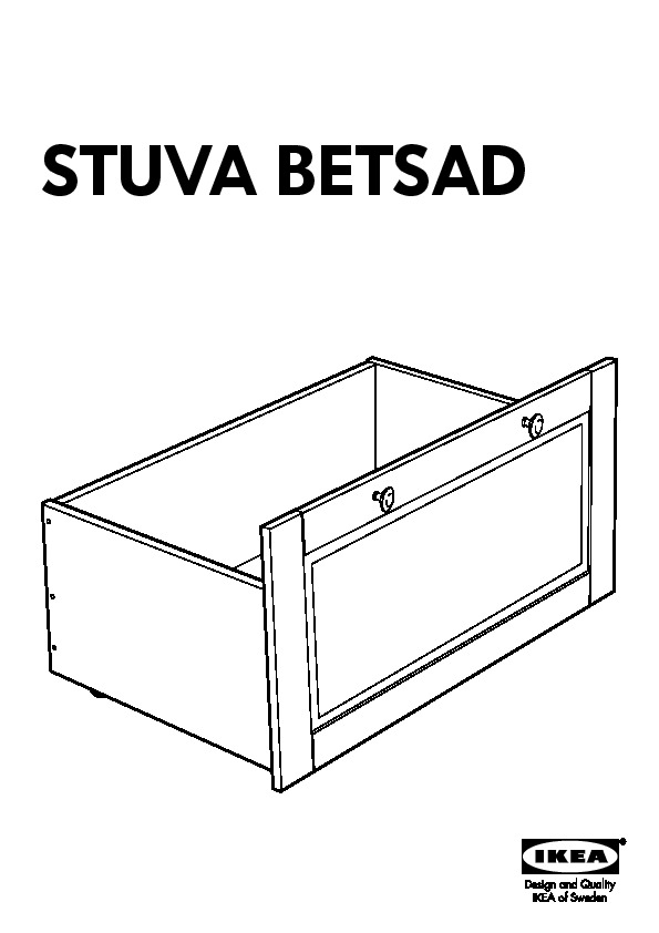 STUVA BETSAD boîte