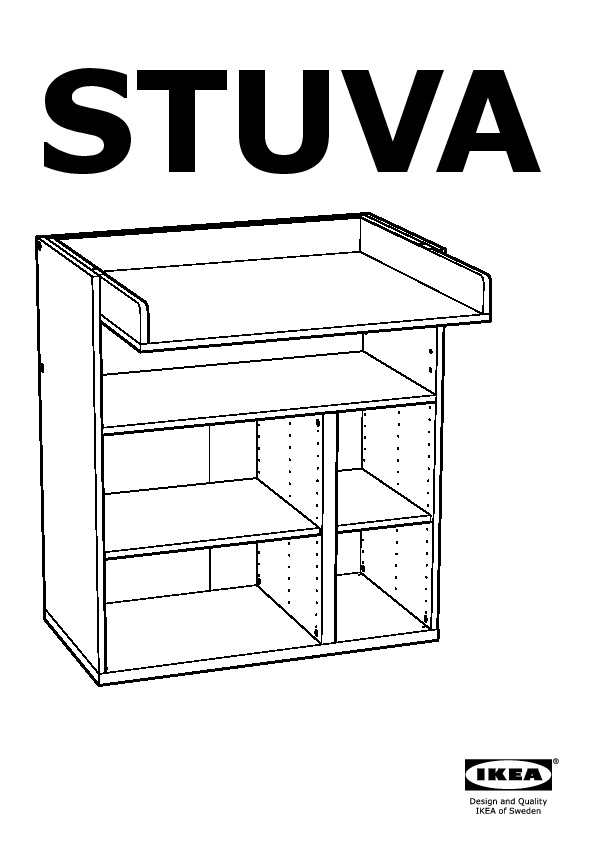 STUVA Changing table/desk