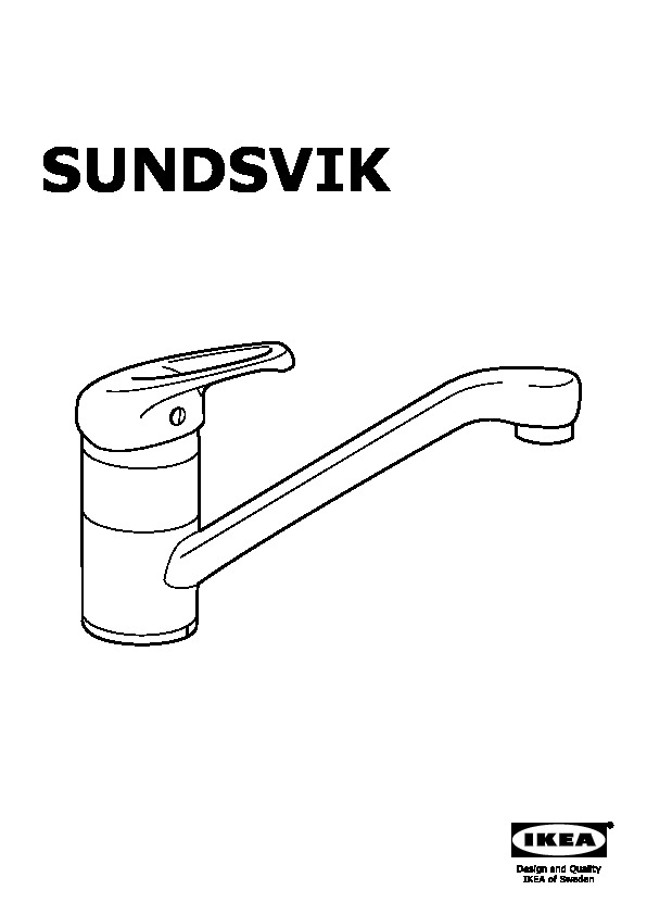 SUNDSVIK Kitchen mixer tap