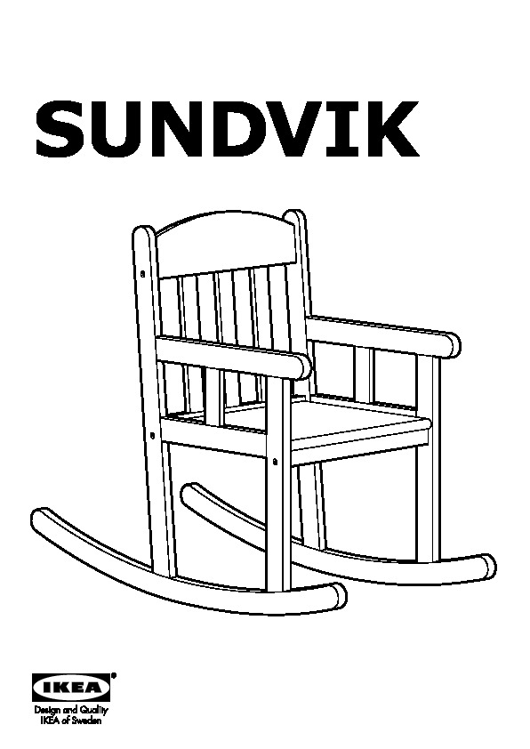 Sundvik Childrens Rocking Chair White Ikea Canada English