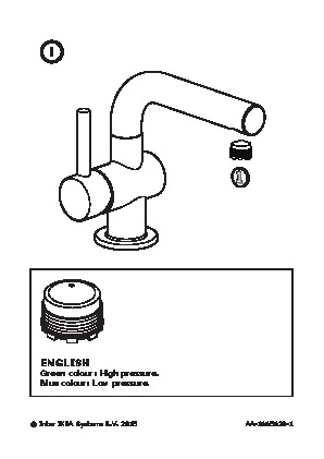 SVENSKÄR Wash-basin mixer tap with strainer
