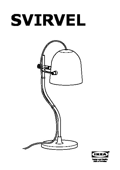 SVIRVEL Table lamp