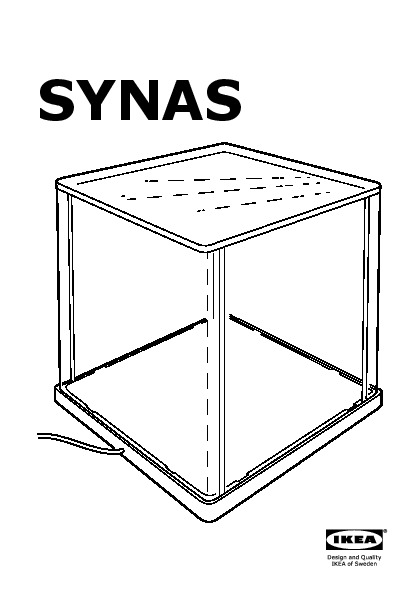فائدة طفل درجة مئوية  SYNAS LED lighting box transparent - IKEAPEDIA