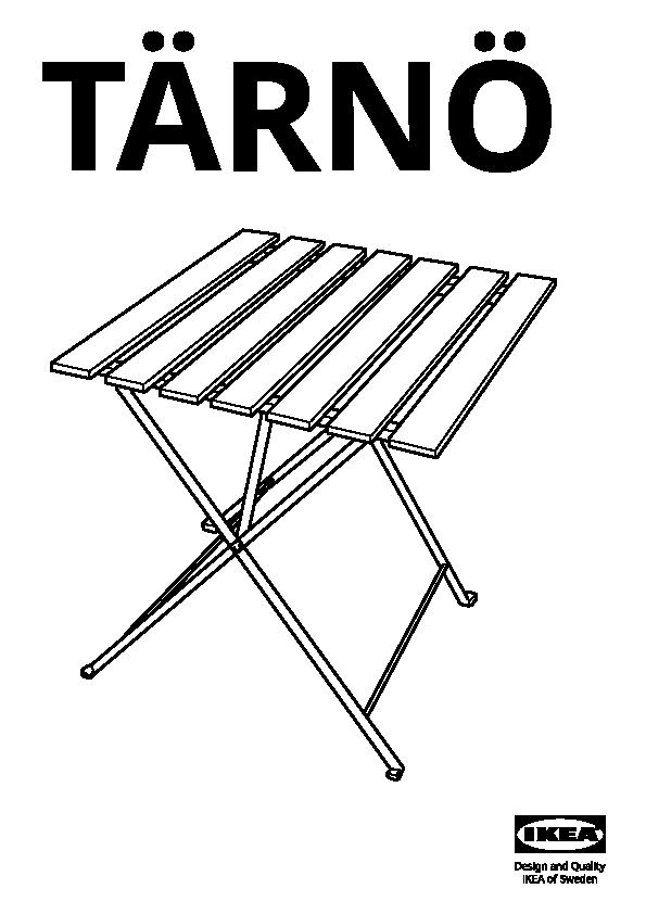 TÃRNÃ Table, outdoor