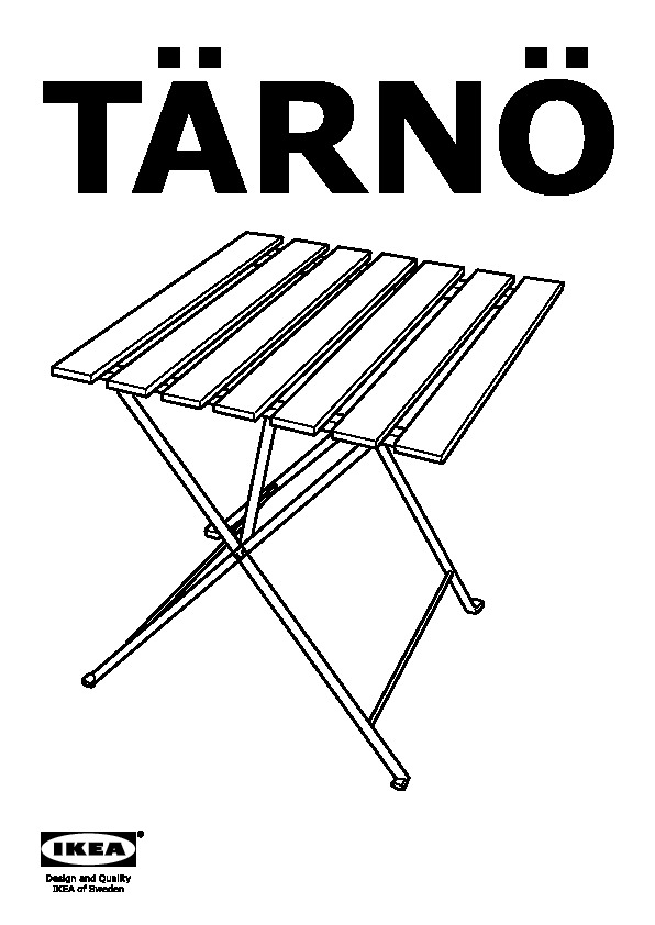 TÄRNÖ Table, outdoor
