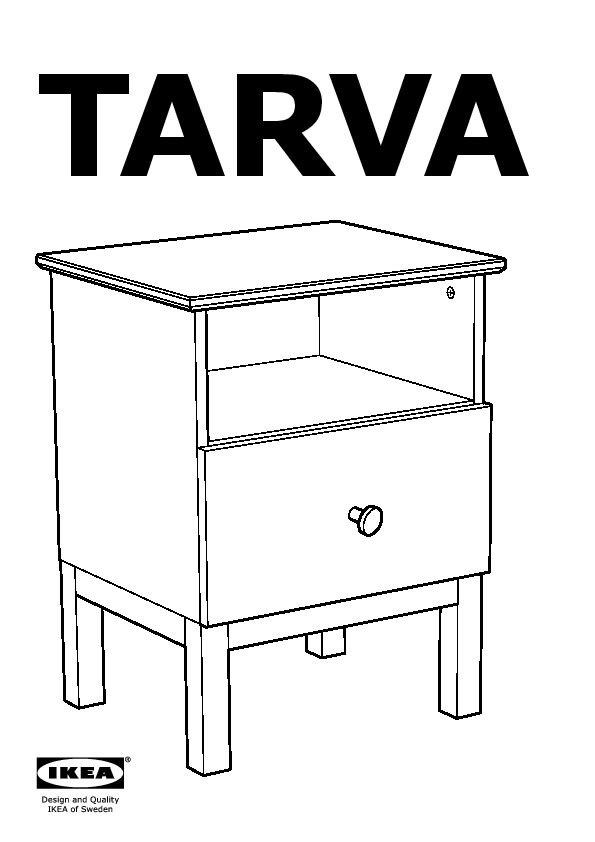 TARVA Bedside table