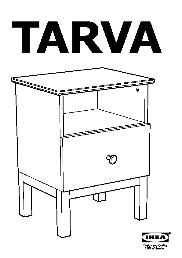 TARVA Bedside table
