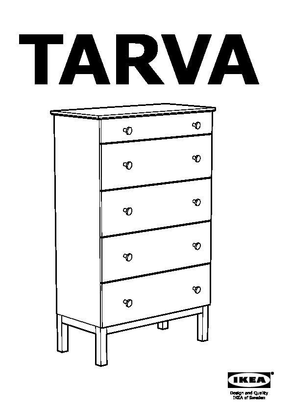 TARVA Chest with 5 drawers