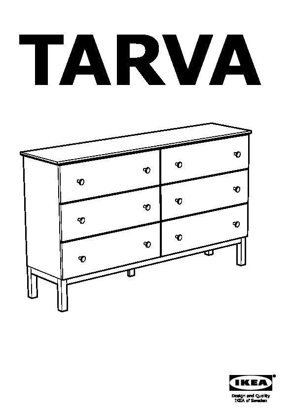 Tarva 6 Drawer Chest Pine Ikea United States Ikeapedia