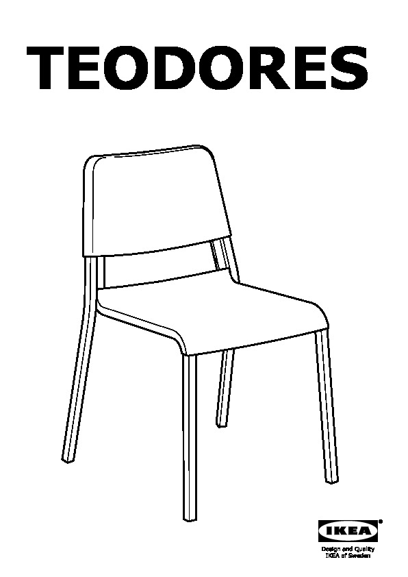 TEODORES Chair white - IKEAPEDIA