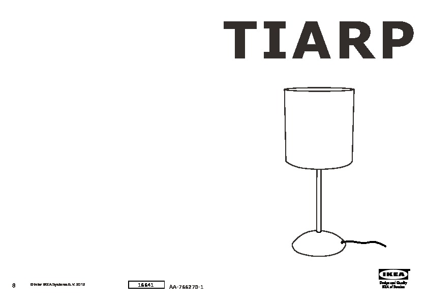 TIARP Table lamp