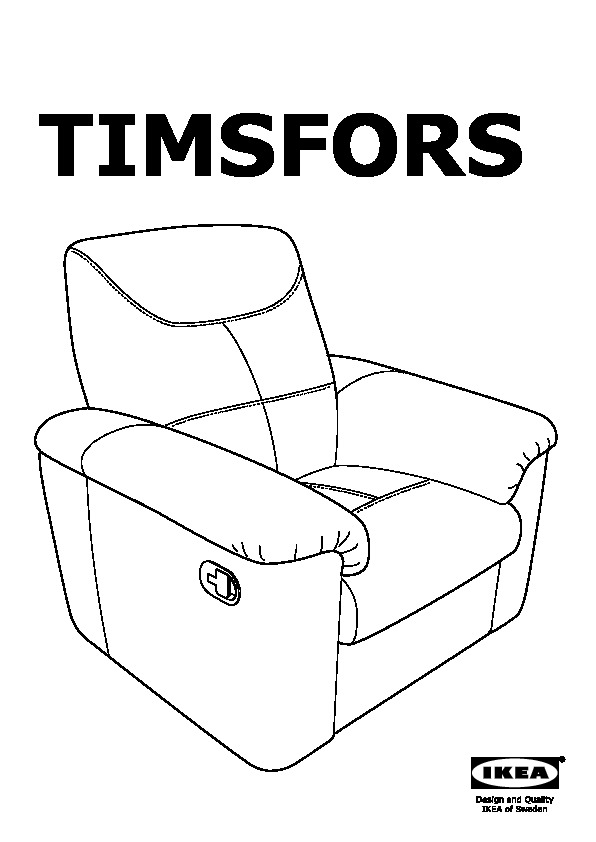TIMSFORS Swivel recliner