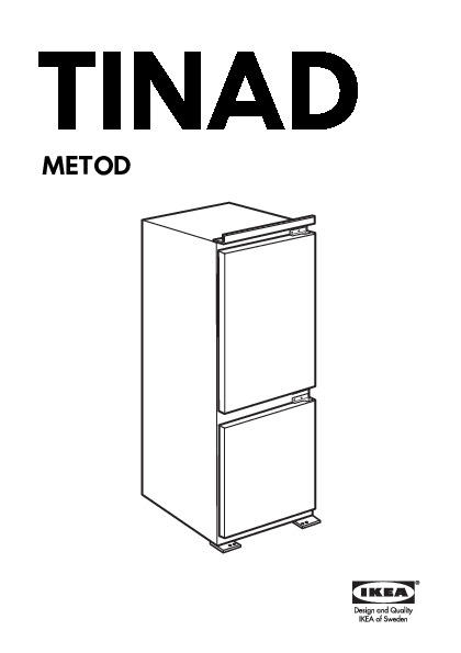 TINAD Frigorifero/congelatore integr A++