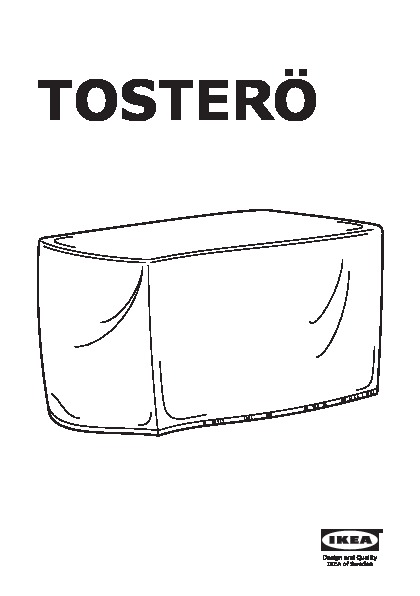TOSTERÖ Cover for furniture set
