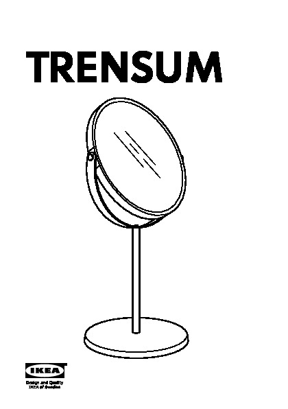 TRENSUM Mirror - stainless steel